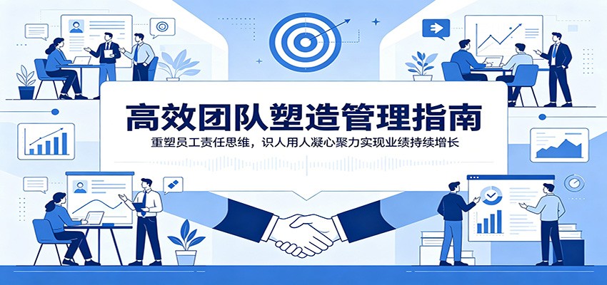 高效团队塑造管理指南：重塑员工责任思维，识人用人凝心聚力实现业绩持续增长-钱途社
