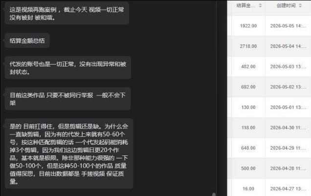 【团长合作2.0】视频矩阵项目_招发手矩阵+剪辑师，共赢项目【揭秘】-钱途社
