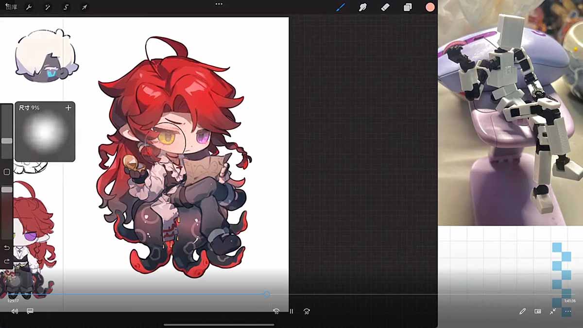 零基础学Q版立绘：从头身比例到服装细化，掌握让角色又可爱又有设计感的核心技法-钱途社