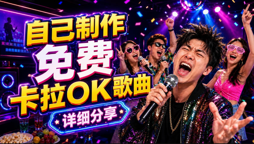 零基础AI制作免费卡拉OK视频教程,从歌曲生成、音轨分离到字幕制作、视频导出,手把手教学-钱途社