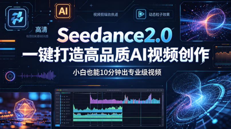 Seedance2.0一键打造高品质AI视频创作，小白也能10分钟出专业级视频-钱途社