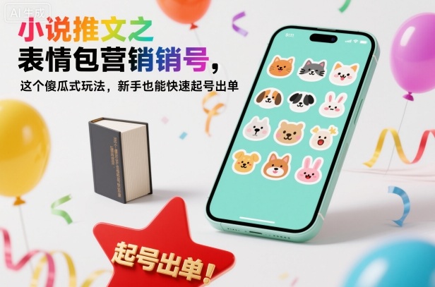 小说推文之表情包营销号，这个傻瓜式玩法，新手也能快速起号出单-钱途社
