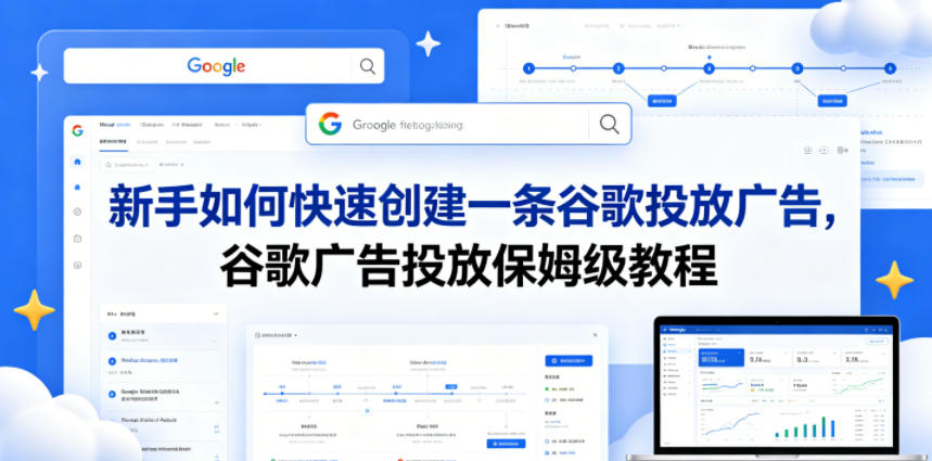 新手如何快速创建一条谷歌投放广告，谷歌广告投放保姆级教程-钱途社