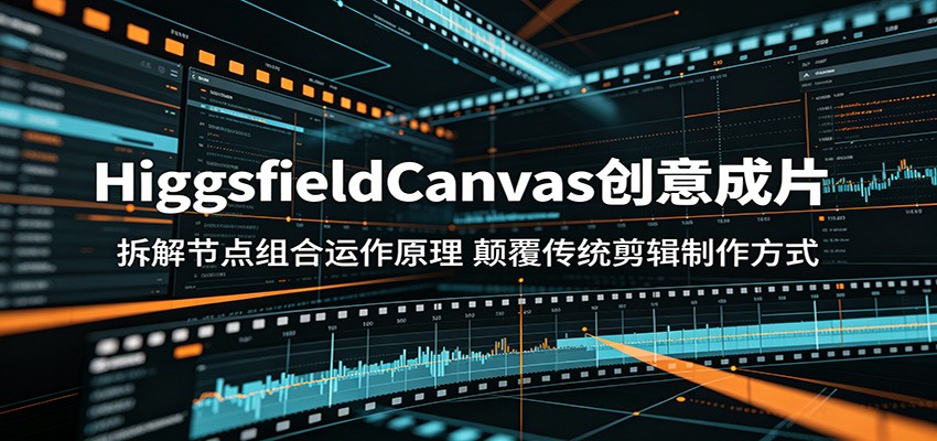 HiggsfieldCanvas创意成片：拆解节点组合运作原理，颠覆传统剪辑制作方式-钱途社