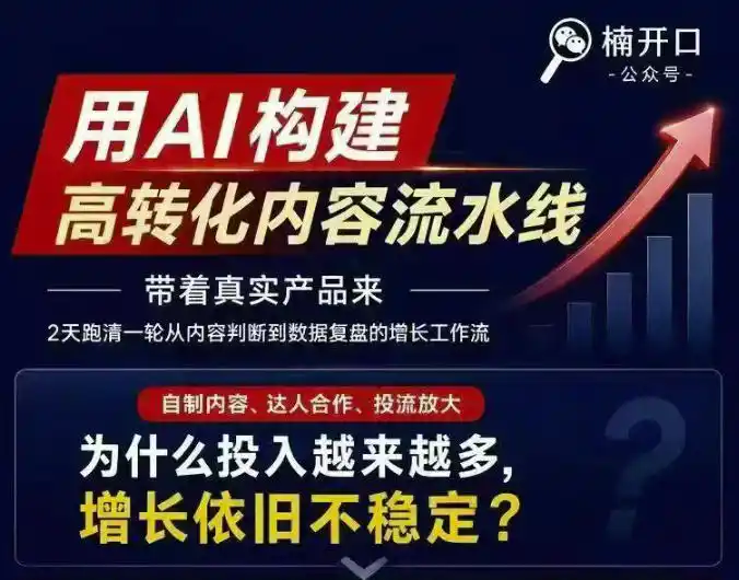 小红书AI内容生产2026年线下课完整现场还原版，用AI构建高转化内容流水线-钱途社