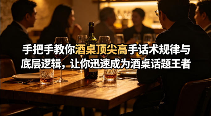 付费文章：手把手教你酒桌顶尖高手话术规律与底层逻辑，让你迅速成为酒桌话题王者(二十年全网独家经验分享)-钱途社