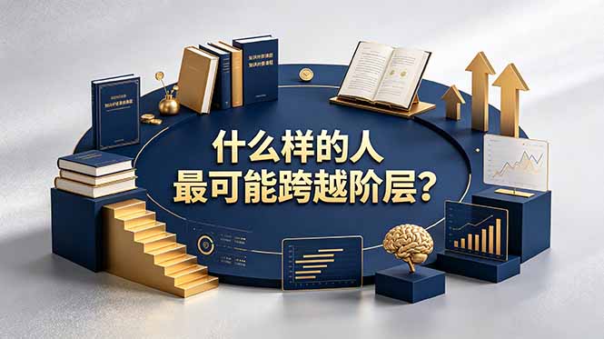 付费文章：什么样的人最可能跨越阶层？具备这五种特质，普通人也能顺利跨越阶层-钱途社