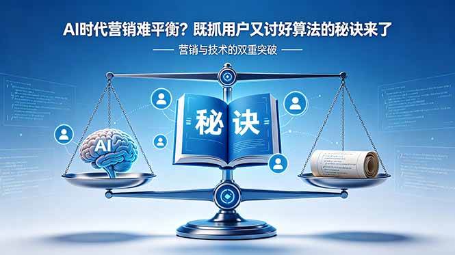 （18600期）AI时代营销难平衡？既抓用户又讨好算法的秘诀来了【原创双语字幕】-钱途社