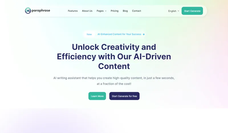 Bootstrap响应式AI写作助手官网源码-钱途社