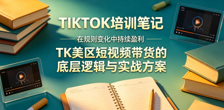视界跨境TIKTOK4月17培训笔记，在规则变化中持续盈利，TK美区短视频带货的底层逻辑与实战方案【文档】-钱途社