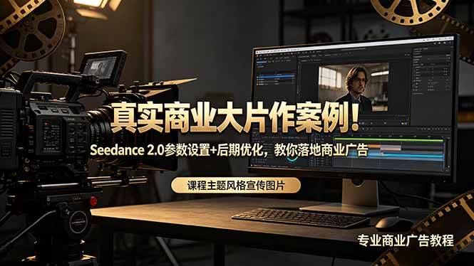（18484期）真实商业大片作案例！Seedance 2.0参数设置+后期优化，教你落地商业广告-钱途社