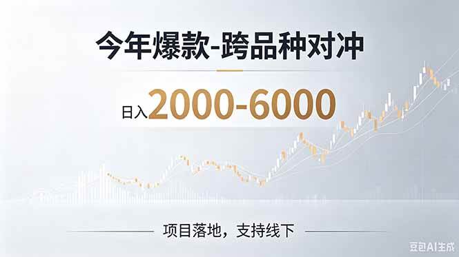 （19150期）2026创业新风口—跨品种对冲震撼首发！日收益2000-6000+，项目绿色长久，安全稳健-钱途社