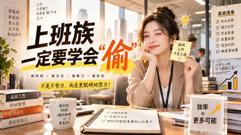 某社群精选付费文：上班族一定要学会“偷“-钱途社