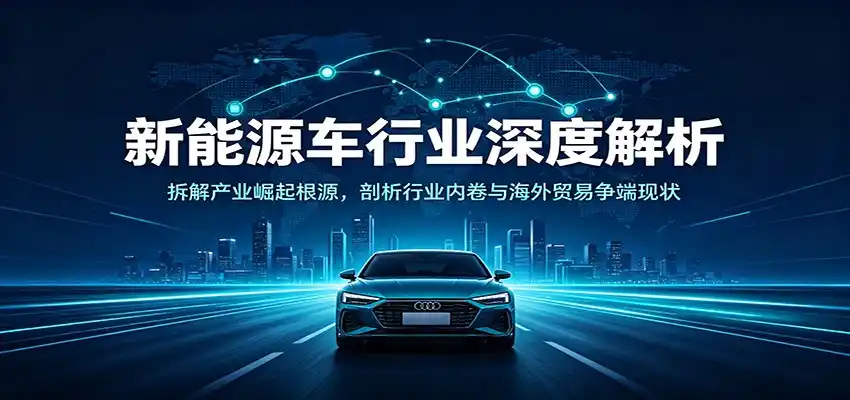 新能源车行业深度解析：拆解产业崛起根源，剖析行业内卷与海外贸易争端现状-钱途社