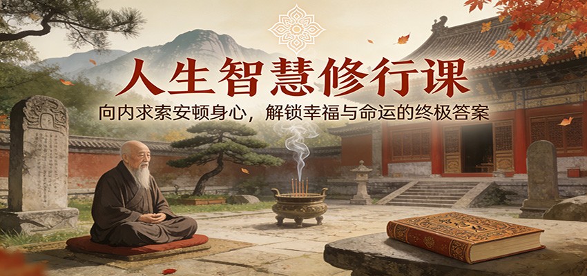 人生智慧修行课：向内求索安顿身心，解锁幸福与命运的终极答案-钱途社
