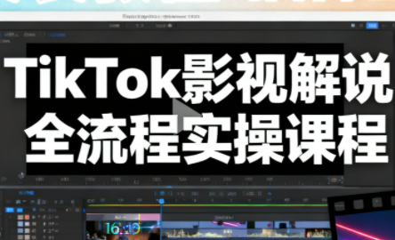 凌帧·TikTok影视解说全流程实操-钱途社