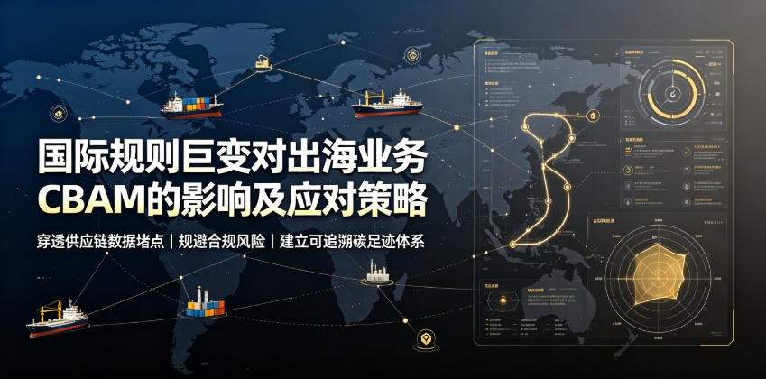 国际规则巨变对出海业务CBAM的影响及应对策略，帮助企业穿透供应链数据堵点，规避合规风险-钱途社