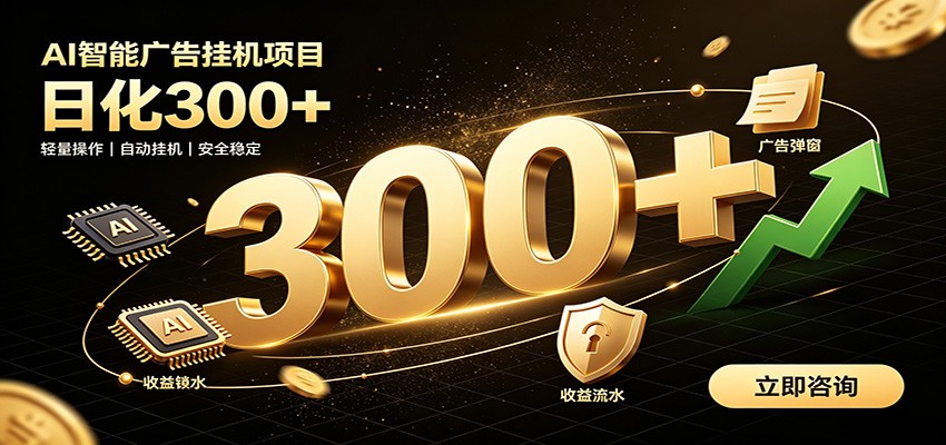 捡钱方法教学，AI广告全新玩法，月入过万无压力，适合各类人群兼职创业-钱途社