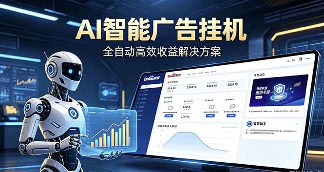 （18661期）Ai智能广告挂机 别再瞎折腾了！这个全自动挂机项目，新手当天见钱，告别频繁换项目的烦恼-钱途社