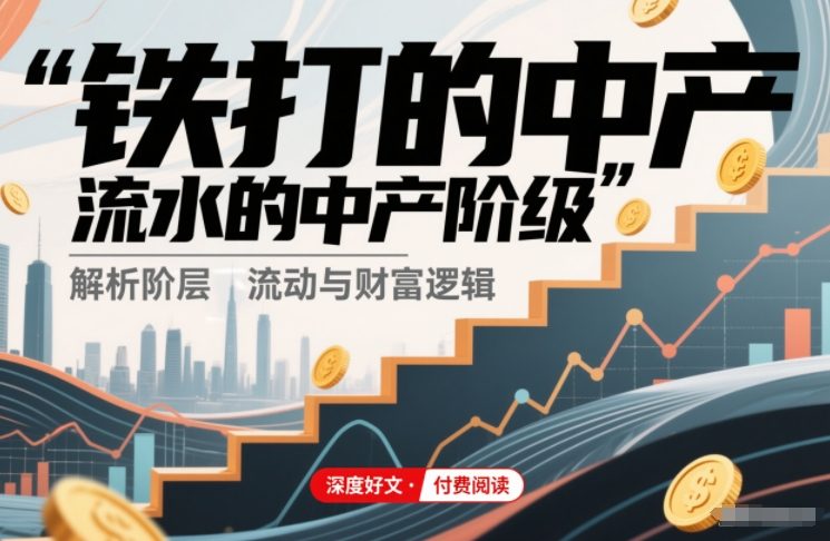 付费文章：铁打的中产，流水的中产阶级-钱途社