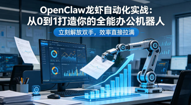 OpenClaw龙虾自动化实战：从0到1打造你的全能办公机器人，立刻解放双手，效率直接拉满-钱途社
