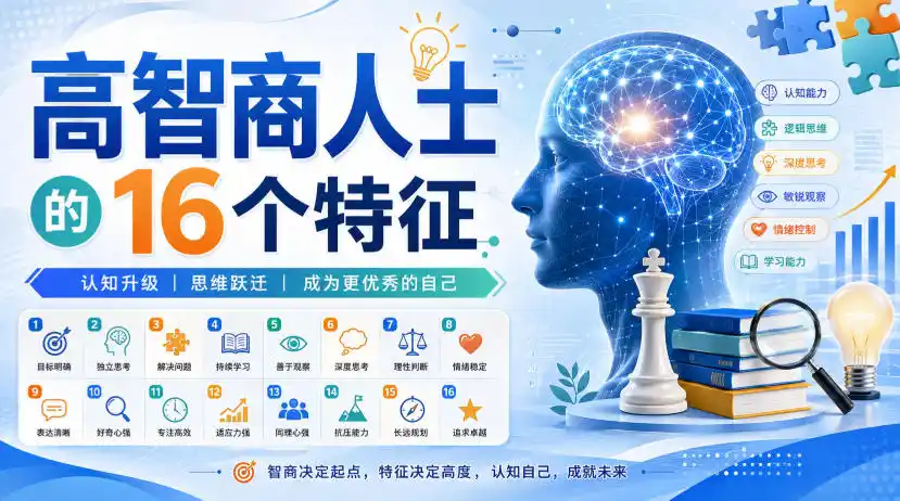付费文章：高智商人士的16个特征-钱途社