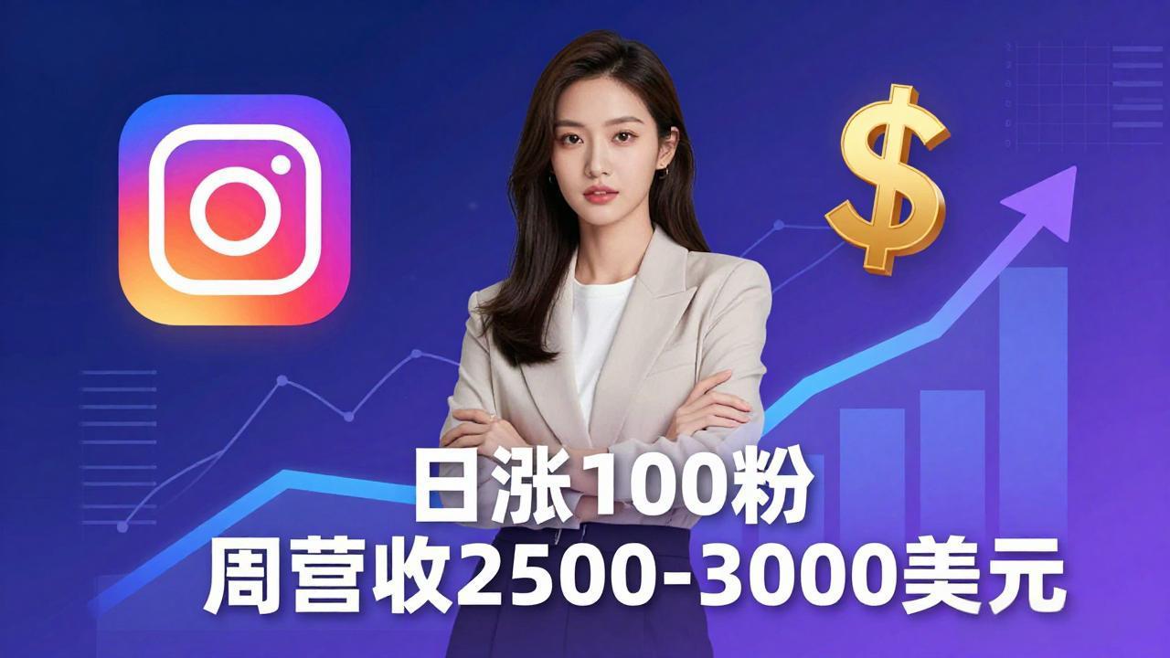 想做数字产品？Sheri亲授：日涨100粉、每周2500至3000美元的营收，Instagram躺着赚-钱途社