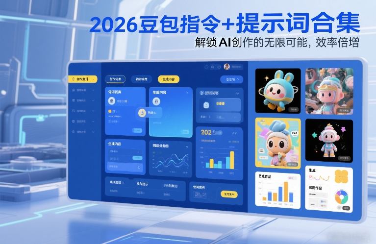 2026豆包指令+提示词合集，解锁AI创作的无限可能，效率倍增-钱途社