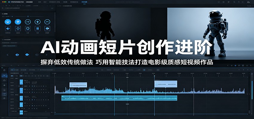 AI动画短片创作进阶：摒弃低效传统做法，巧用智能技法打造电影级质感短视频作品-钱途社