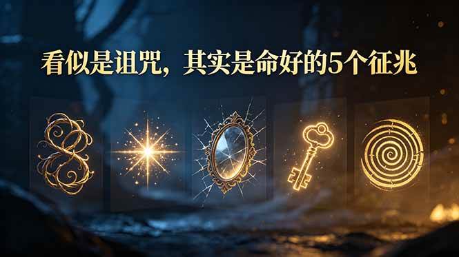 （19089期）付费文章：看似是诅咒，其实是命好的5个征兆-钱途社
