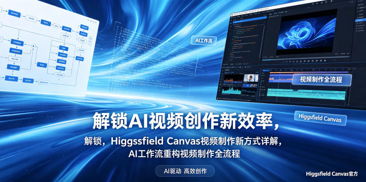 解锁AI视频创作新效率，Higgsfield Canvas视频制作新方式详解，AI工作流重构视频制作全流程-钱途社