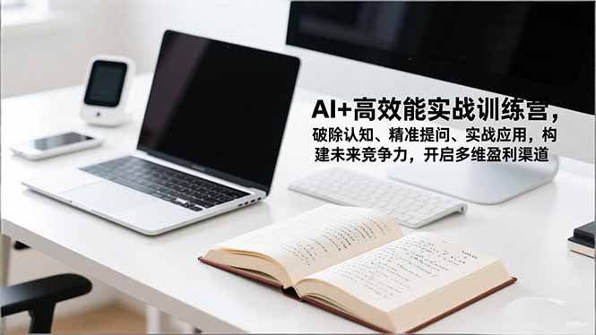 AI+高效能实战训练营，破除认知、精准提问、实战应用，构建未来竞争力，开启多维盈利渠道-钱途社