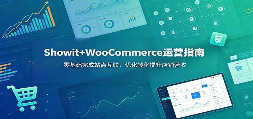 Showit+WooCommerce运营指南：零基础完成站点互联，优化转化提升店铺营收-钱途社