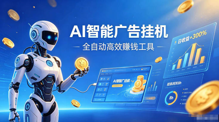 AI智能广告挂G，在家自动賺收益，全程无需人工操作、不用直播、不用拉人【揭秘】-钱途社