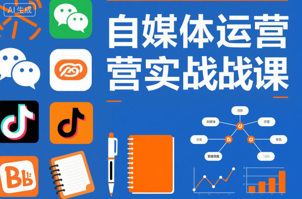 自媒体运营实战课，掌握一套系统的自媒体运营底层方法论，成为优秀的内容创作者-钱途社