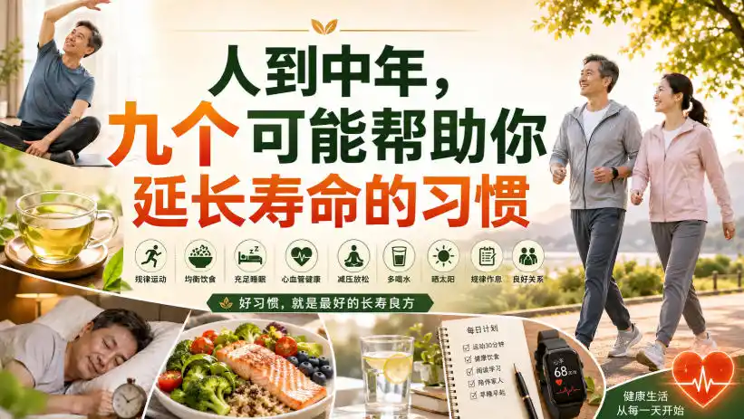 付费文章：人到中年，九个可能帮助你延长寿命的习惯-钱途社