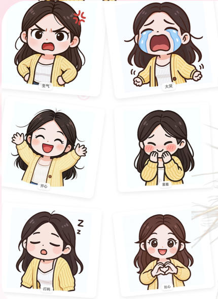 一张照片秒变多种表情包，三步就能拥有专属表情包库，零门槛玩转社交新玩法【文档】-钱途社