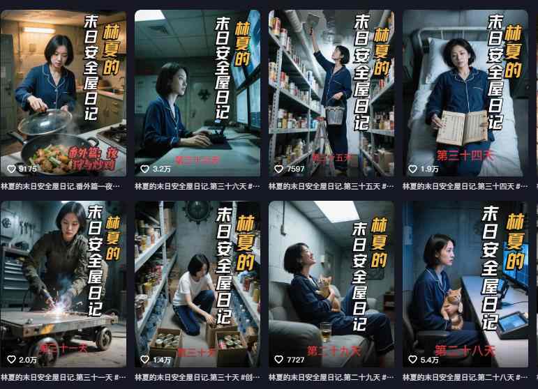 十个作品涨粉近20W！用AI制作末日安全日记连载，日入4位数，评论区爆肝求更新(附详细步骤)-钱途社