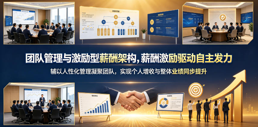 团队管理与激励型薪酬架构，薪酬激励驱动自主发力，辅以人性化管理凝聚团队，实现个人增收与整体业绩同步提升-钱途社