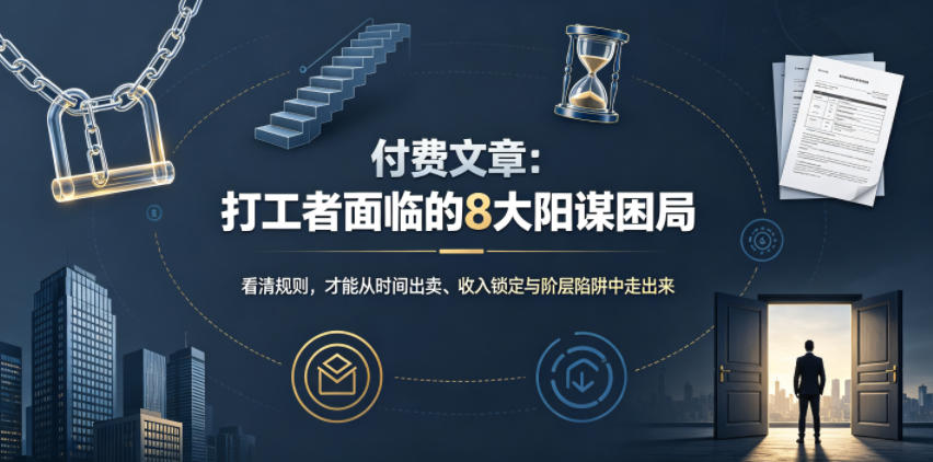 付费文章：打工者面临的8大阳谋困局-钱途社