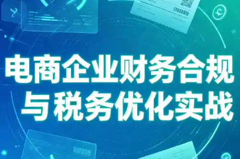 电商企业财务合规与税务优化实战-钱途社