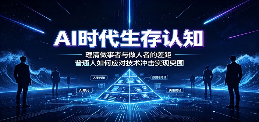 AI时代生存认知：理清做事者与做人者的差距，普通人如何应对技术冲击实现突围-钱途社