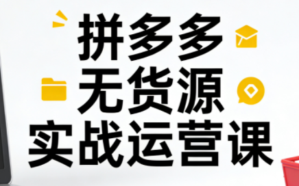 子枫老师·拼多多无货源实战运营课(更新12月)-钱途社