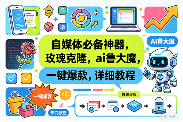 （18391期）玫瑰克隆神器，一键ai爆款工具，自媒体必备，60多个功能的详细教程-钱途社