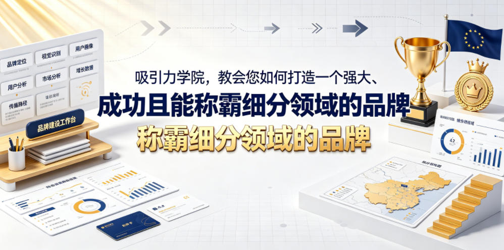 吸引力学院，教会您如何打造一个强大、成功且能称霸细分领域的品牌！【原创双语字幕】-钱途社