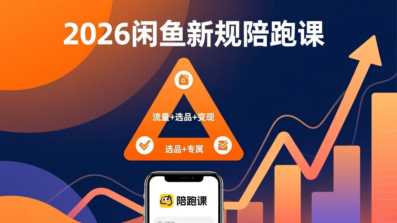 2026闲鱼高阶陪跑课全新上线，带你吃透新规玩转选品流量，从零搭建稳定变现盈利体系-钱途社