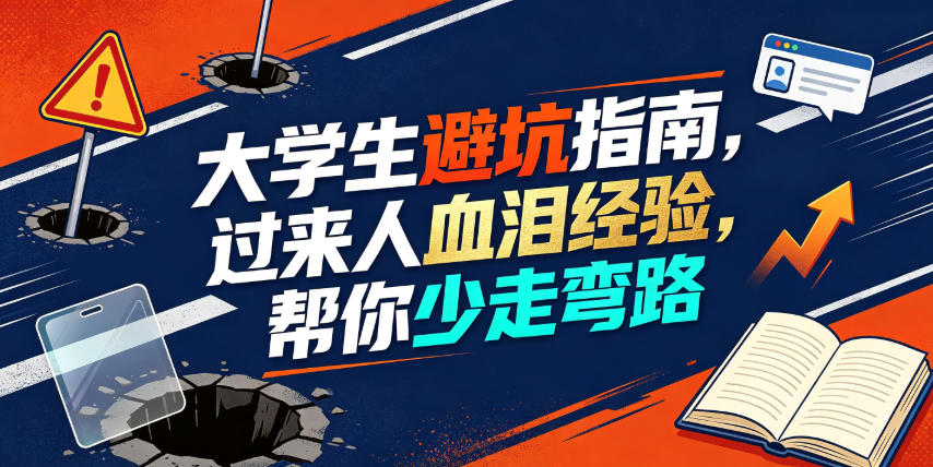 某公众号付费文章：大学生避坑指南，过来人血泪经验，帮你少走弯路-钱途社