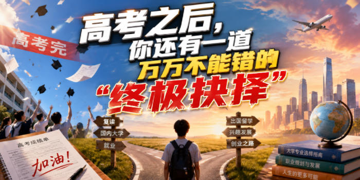 付费文章：高考之后，你还有一道万万不能错的“终极抉择”-钱途社