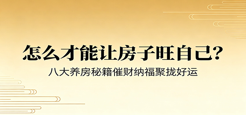 付费文章《怎么才能让房子旺自己？》八大养房秘籍催财纳福聚拢好运-钱途社