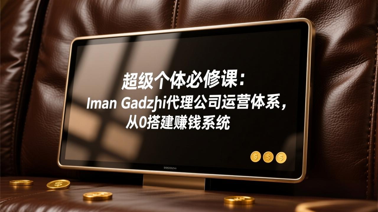 超级个体必修课：Iman Gadzhi代理公司运营体系，从0搭建赚钱系统-钱途社